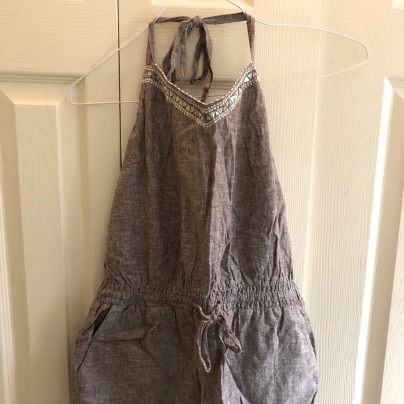 Calypso St. Barth Halter Romper w Embellishments - Picture 2 of 8